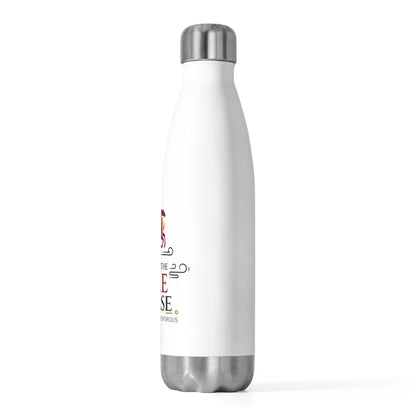 Fire Horse Lunar New Year 2026 | 20oz Insulated Stainless Steel Tumbler Bottle | CNY Gift for Family & Friends | Red Gold