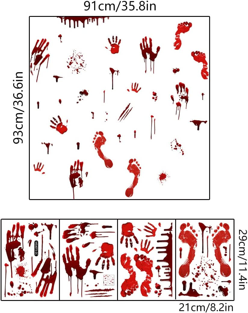Bloody Hand & Footprint