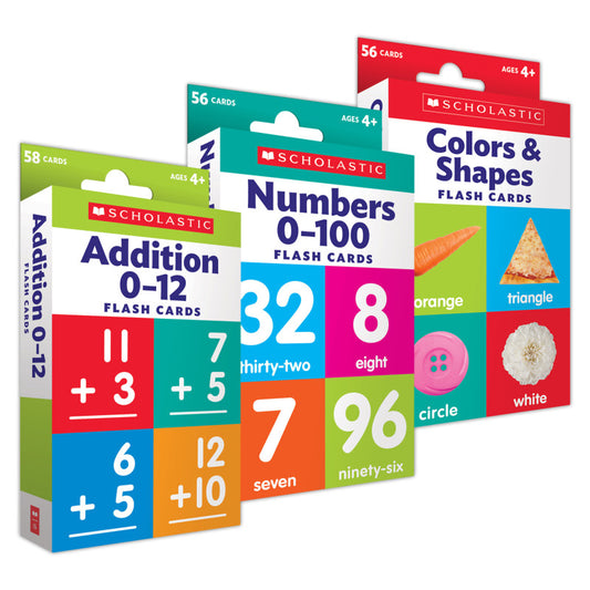 Flash Cards: Math Set 1, 3 Sets