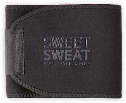 Sweet Sweat Waist Trimmer for Women and Men - Sweat Band Waist Trainer for High-Intensity Training & Workouts, 5 Sizes