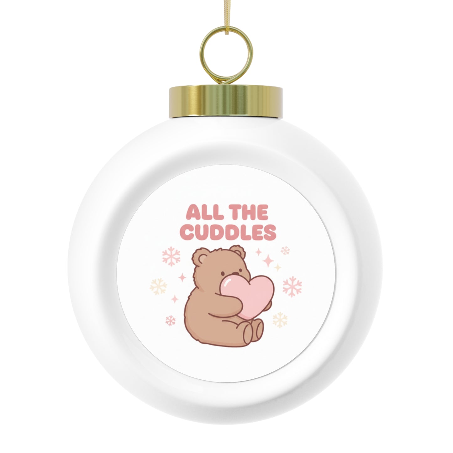 Christmas Ball Ornament - All The Cuddles