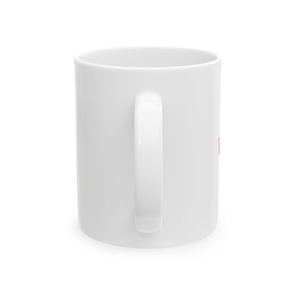 Anti-Valentine's Club | 11oz Ceramic Coffee Mug | Galentine’s & Friend Gift | Punk Rock Black & Red