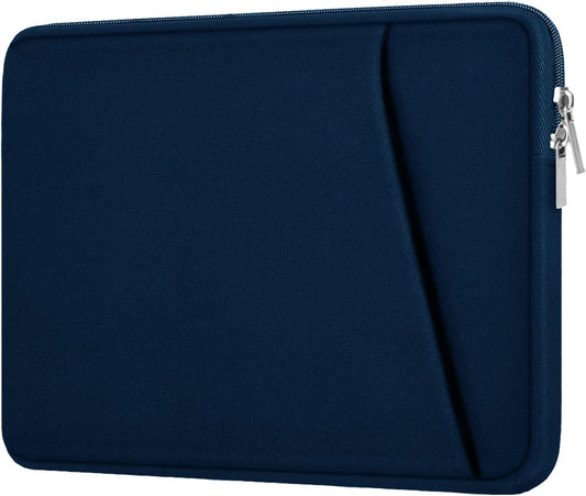 Laptop Case Sleeve 14 Inch, Durable Carrying Bag Shockproof Protective Case Cover, Handbags Briefcase Laptop Bag Compatible with 14" Macbook Air/Pro HP Asus Lenovo Notebook Computer, Darkblue