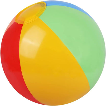 12" Beach Balls Bulk - Inflatable Swimming Pool Toys for Kids Birthday Party Supplies Favors Luau Decorations - Blow up Classic Rainbow Color Beachball Summer Water Games Fun Gifts (12 Pack)