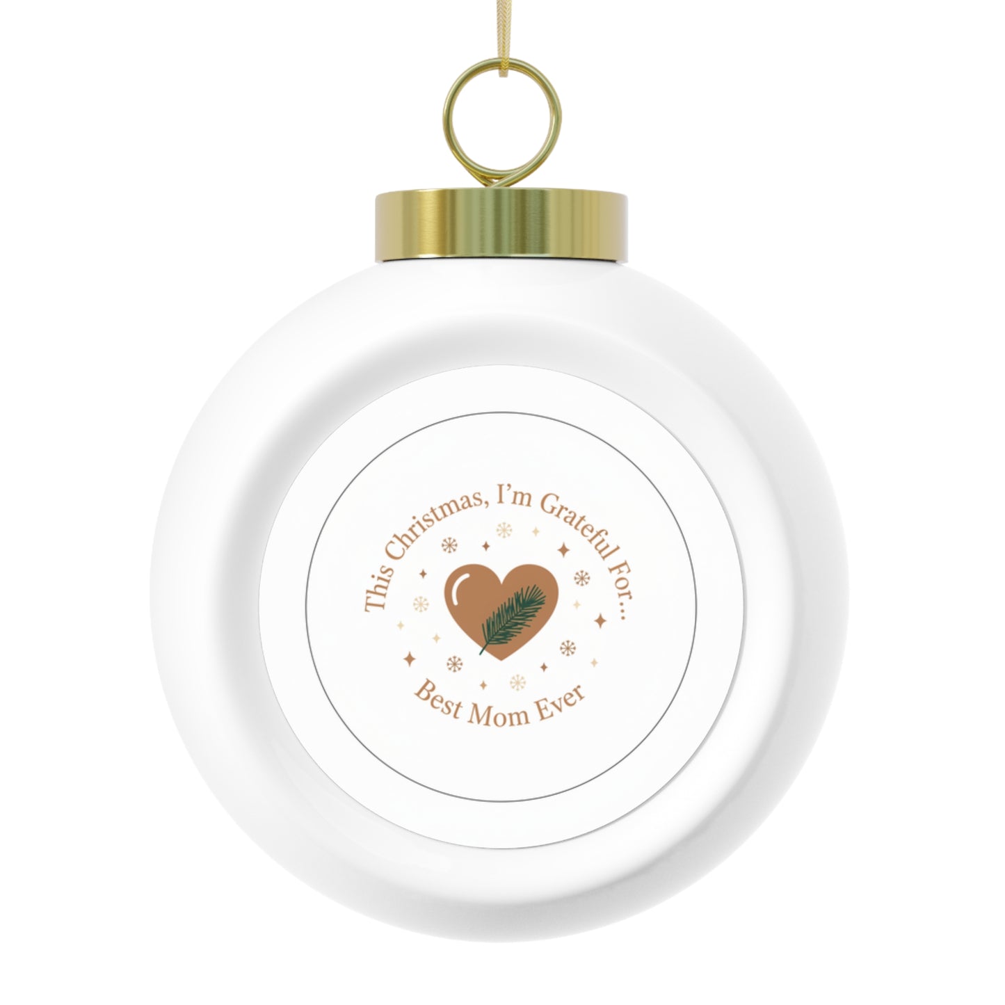 Ceramic Christmas Ornament – Best Mom Ever