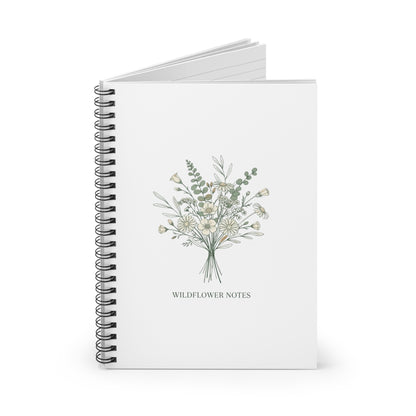 Spiral Journal Notebook, Wildflower Bundle, School Gift, Book Collector