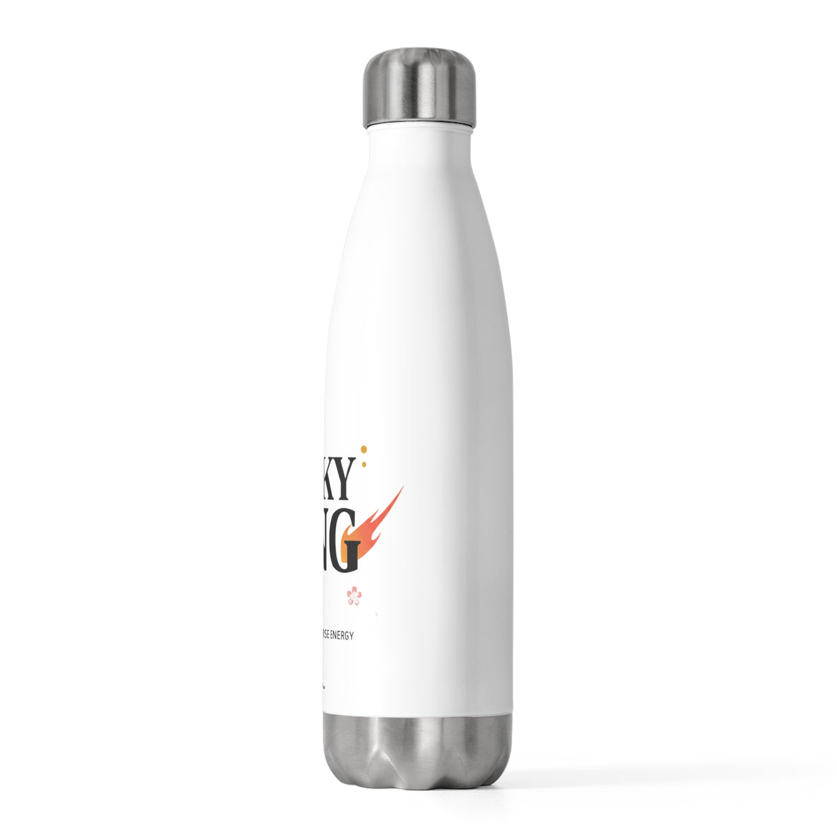 Lucky Ping Fire Horse 2026 | 20oz Insulated Stainless Steel Tumbler Bottle | Lunar New Year Gift for Family & Friends | Red Gold Festive