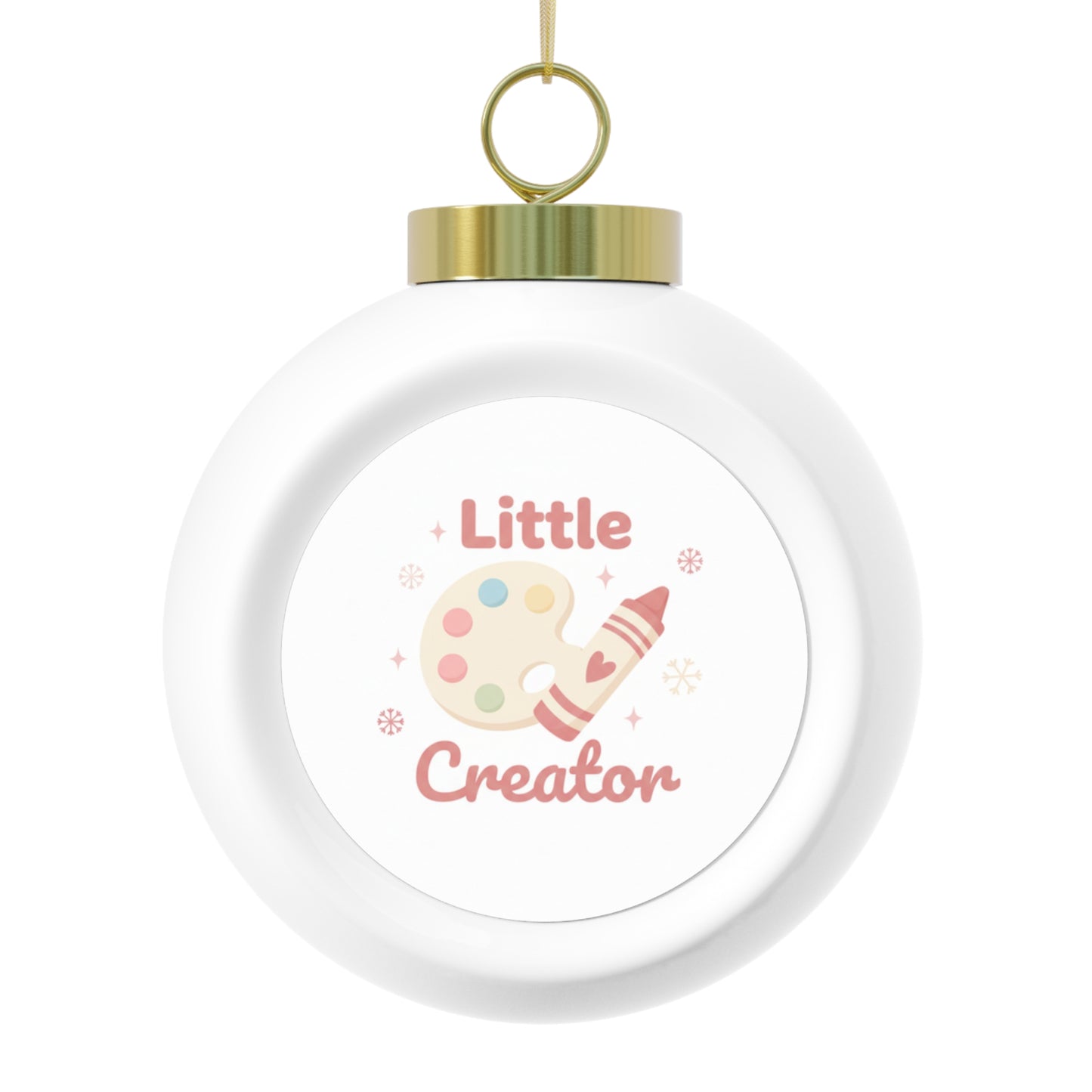 Christmas Ball Ornament - Little Creator Keepsake