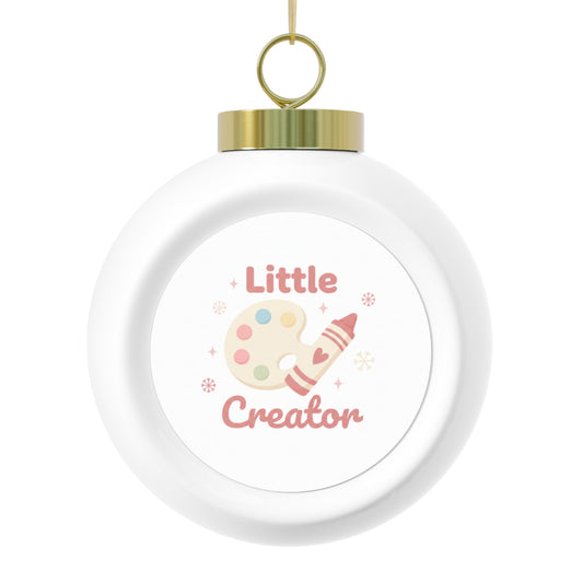 Christmas Ball Ornament - Little Creator Keepsake