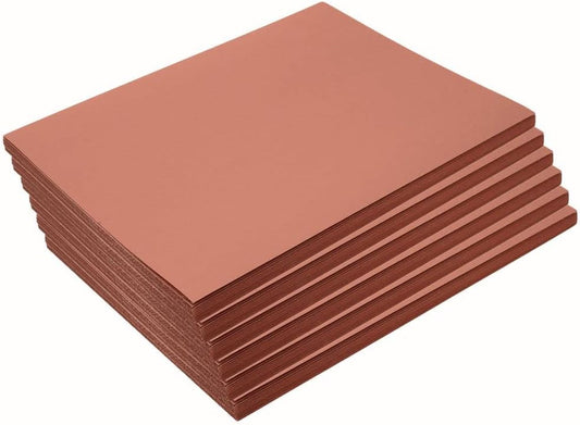 Construction Paper,Brown,9 Inches X 12 Inches,500 Sheets, Heavyweight Construction Paper,Crafts,Art,Kids Art,Painting, Coloring,Drawing,Creating,Paper,Art Project,All Purpose