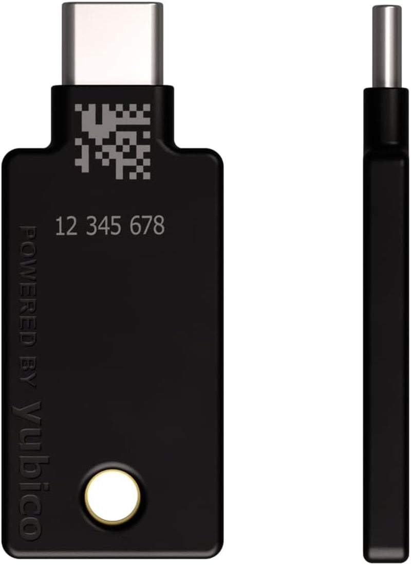 - Yubikey 5C NFC - Two-Factor Authentication (2FA) Security Key, Connect via USB-C or NFC, FIDO Certified - Protect Your Online Accounts