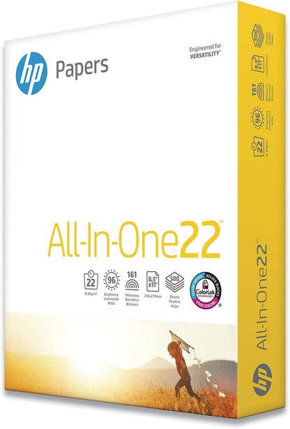 Papers | 8.5 X 11 Paper | All in One 22 Lb | 1 Mega Ream - 750 Sheets | 96 Bright | Made in USA - FSC Certified | 207750R