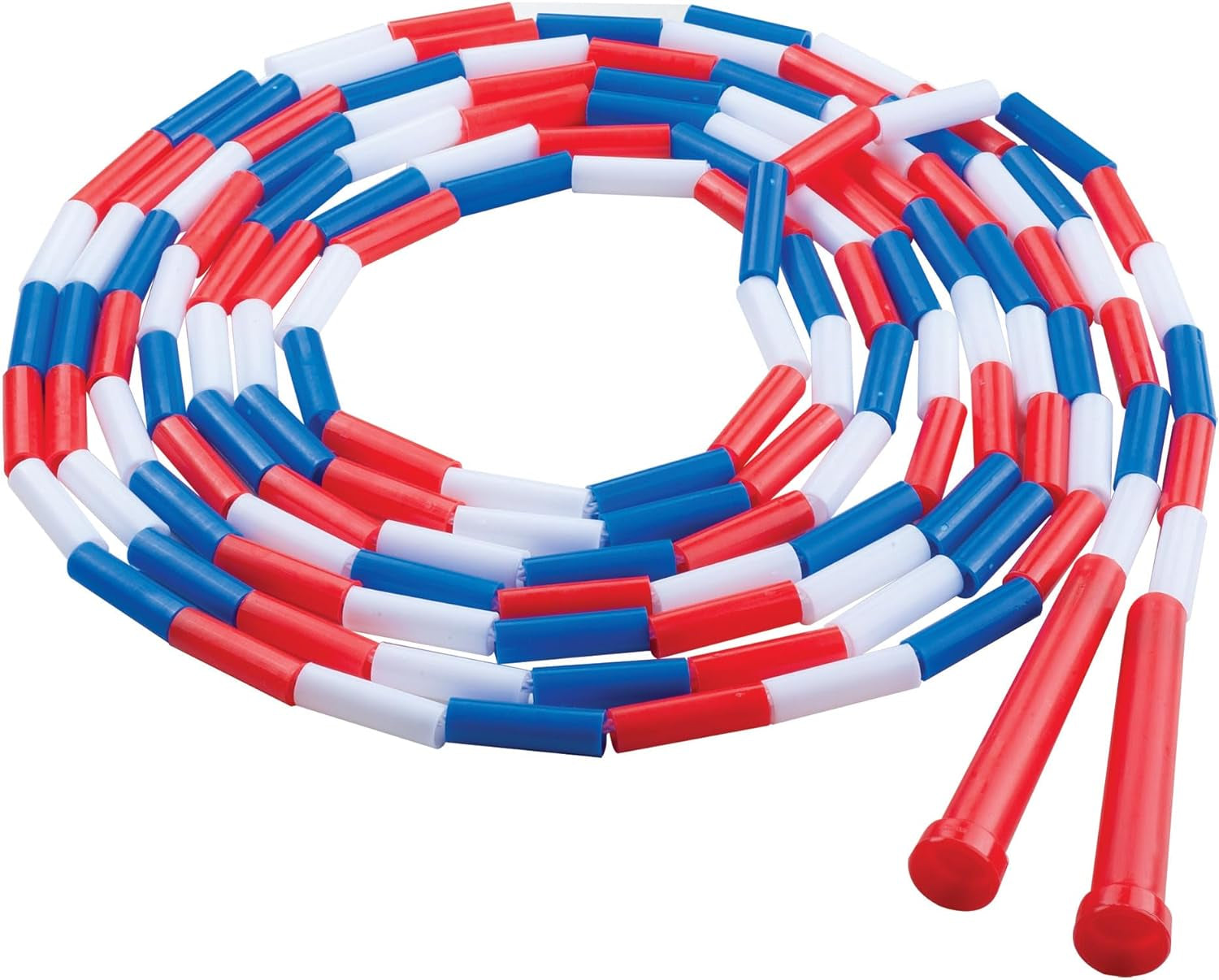 Classic Plastic Segmented Beaded Jump Ropes - Phys. Ed, Gym, Fitness and Recreational Use, in a Variety of Lengths for Kids to Adults