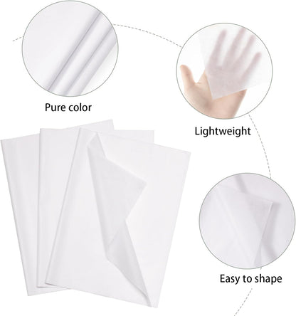 Tissue Paper for Gift Bags, 115 Sheets of 14 X 20 Inches White Tissue Paper, Tissue Paper Bulk Wrapping Tissue Paper