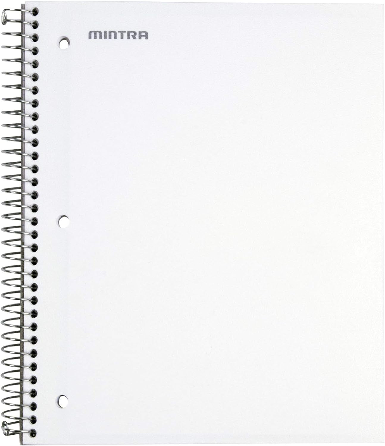 Office Durable Spiral Notebooks, 3 Subject (White, College Ruled 12Pk)