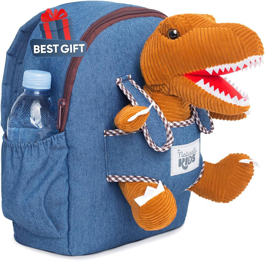 Dinosaur Backpack for Kids 5-7, Dinosaur Toys for Kids 5-7, Kids Backpack Boys, Medium