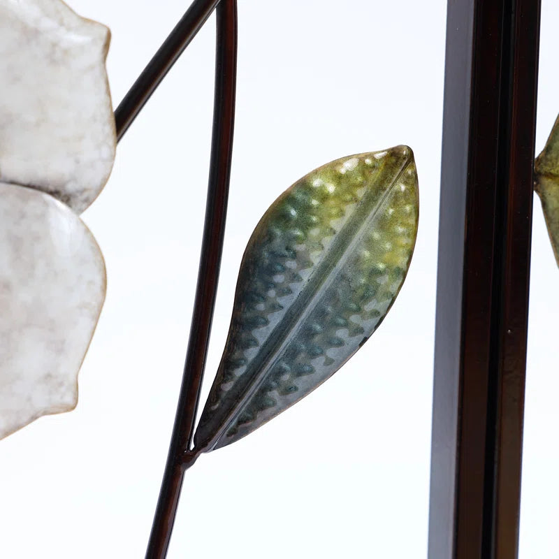 Handmade Traditional Plants & Flowers Wall Decor on Metal