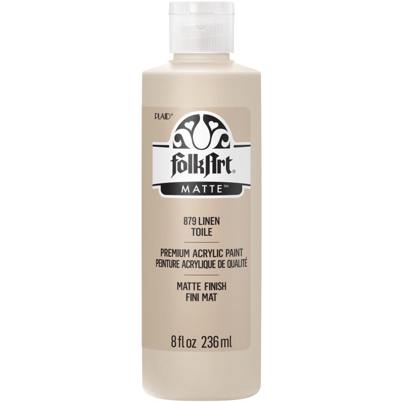 Acrylic Paint Matte, 8oz., Linen