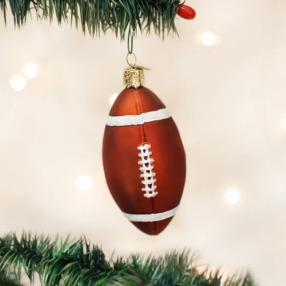 2020 Christmas Ornament Football Glass Blown Ornament for Christmas Tree