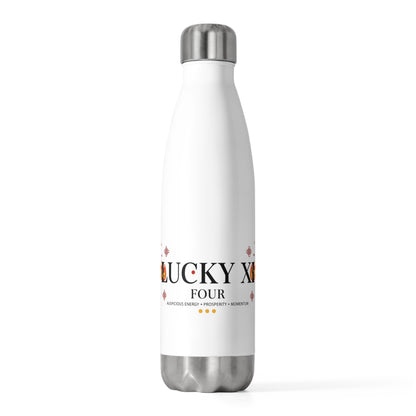 Lucky Xi Horse (Var 4) | 20oz Insulated Stainless Steel Tumbler | Lunar New Year 2026 Gift for Family & Friends | Red Gold