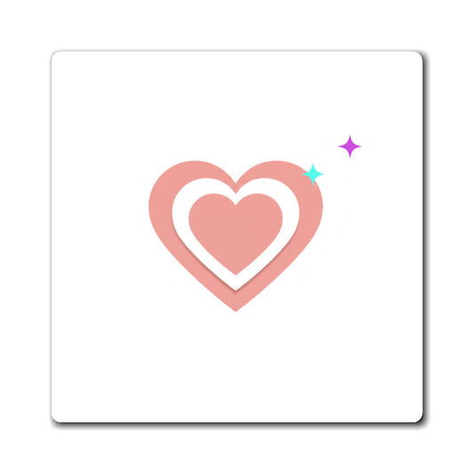 Embossed Heart Texture | Sublimation Fridge Magnet Set | Galentine’s & Valentine Gift for Friends/Family | Y2K Minimal Aesthetic