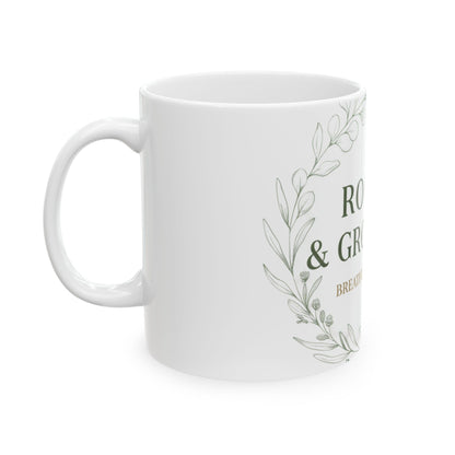11oz Ceramic Mug, Rooted Grounded, Family Gift, Friend Gift