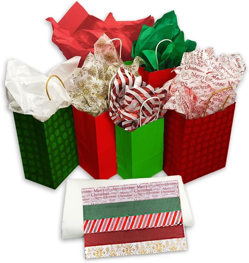 20 X 20" Tissue Paper with Foil, 102 Sheet Christmas Pack