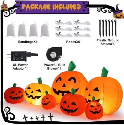 12 Ft Giant Halloween Inflatable Ghost, Blow up Halloween Decorations Built-In LED Lights for Indooroutdoor Yard Garden Includes Stakes