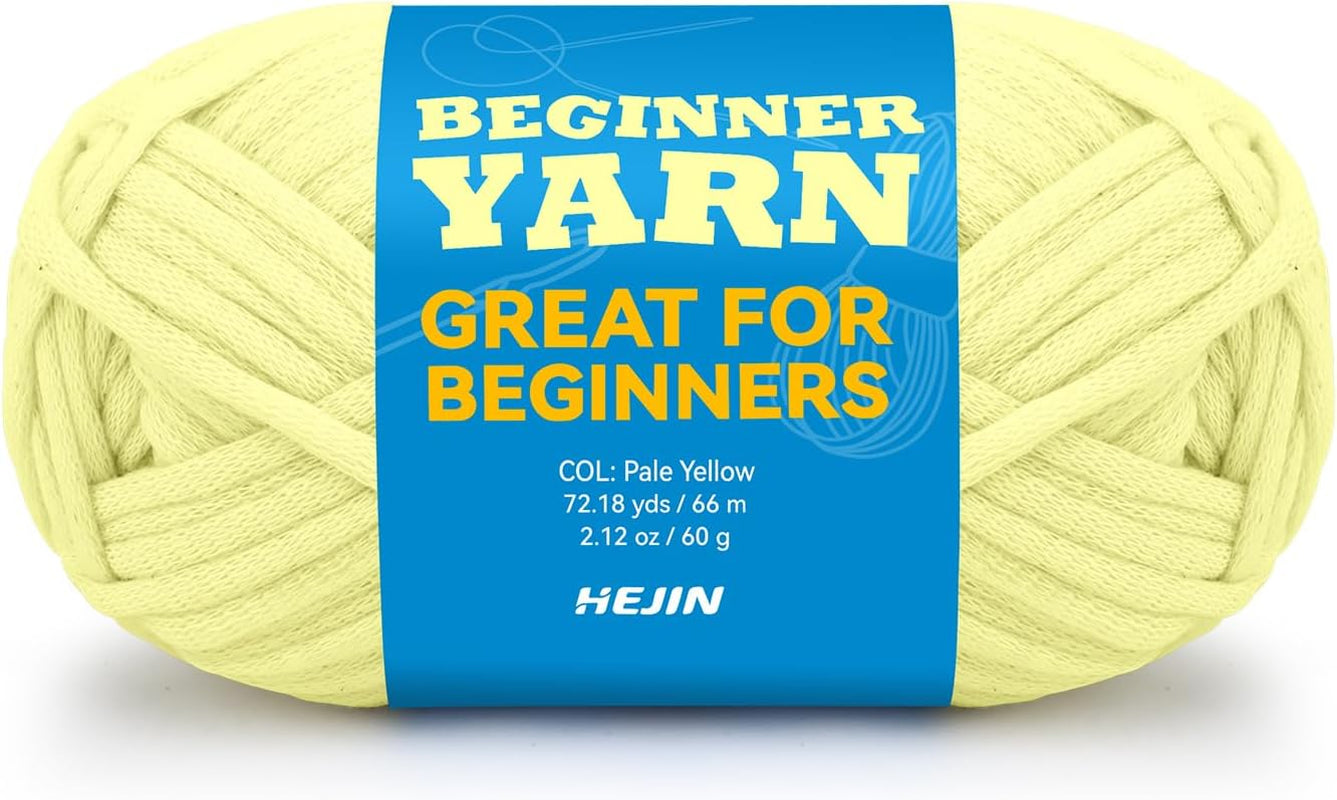 60G Black Yarn for Crocheting and Knitting;66M (72Yds) Cotton Yarn for Beginners with Easy-To-See Stitches;Worsted-Weight Medium #4;Cotton-Nylon Blend Yarn for Beginners Crochet Kit Making