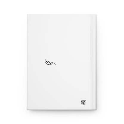 Anxious Wilting Plant Doodle | Matte Hardcover Journal Notebook for Notes | Back to School Gift for Students & Book Lovers | Irony Sketch