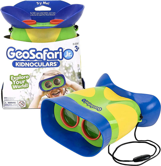 Geosafari Jr. Kidnoculars - Binoculars for Kids Ages 3+, STEM and Outdoor Toys for Toddlers, Gifts for Toddlers