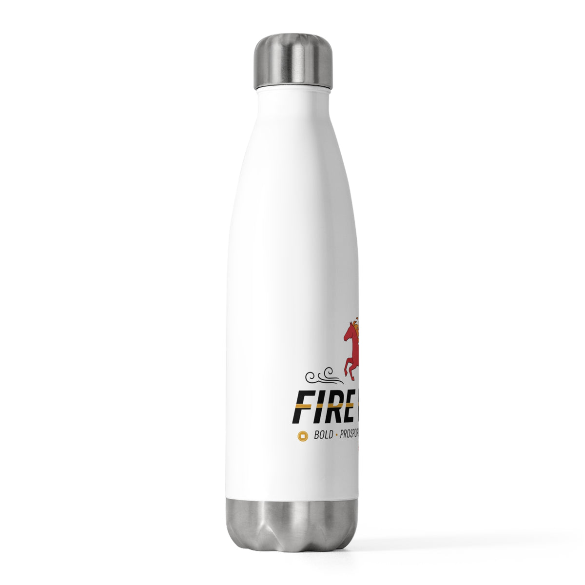 Fire Horse Lunar New Year 2026 | 20oz Insulated Stainless Steel Tumbler Bottle | Family & Teacher Gift | Traditional CNY Art