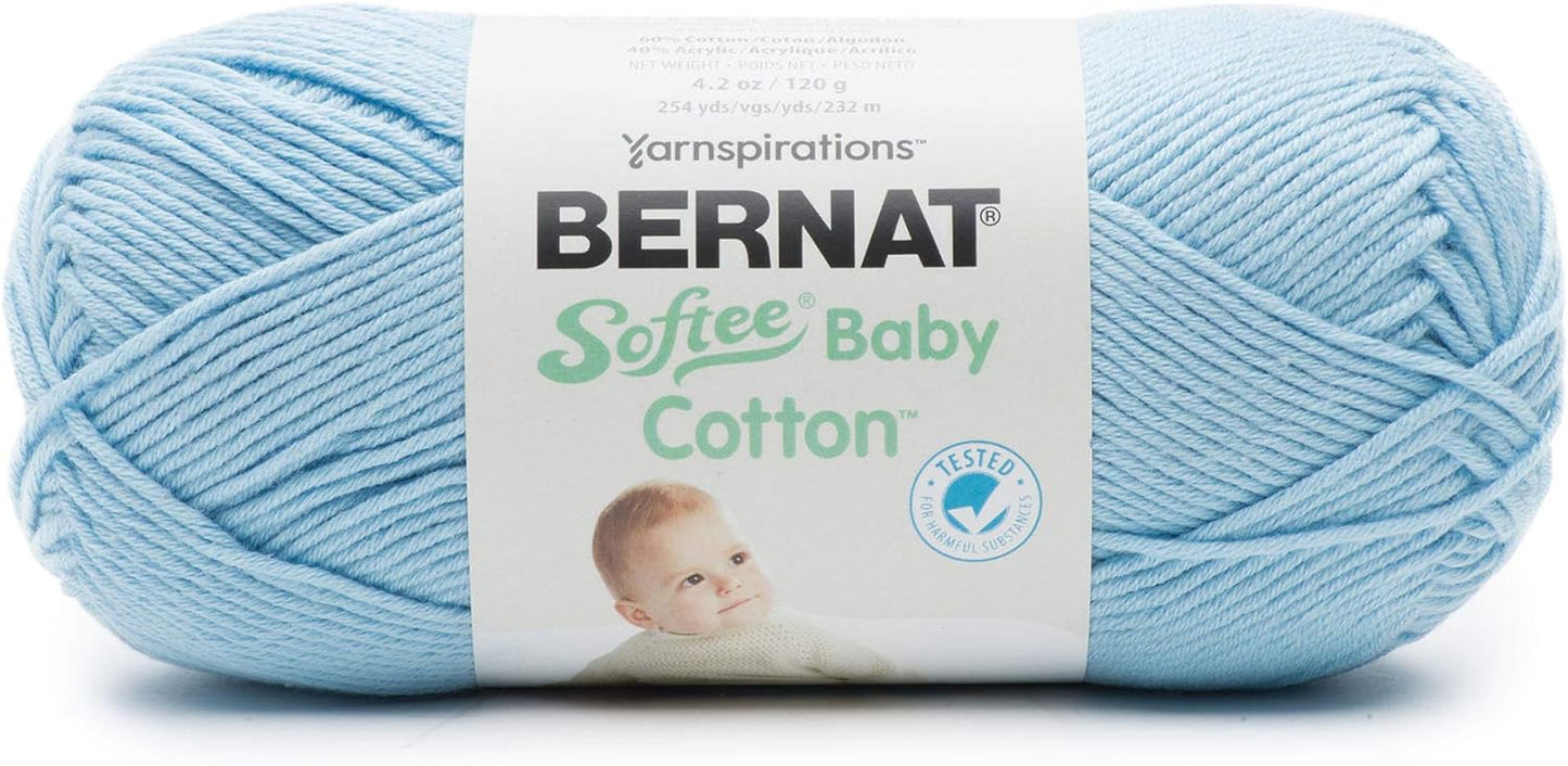 Softee Baby White Yarn - 3 Pack of 141G/5Oz - Acrylic - 3 DK (Light) - 362 Yards - Knitting/Crochet