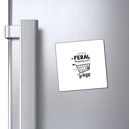 Magnets, Feral Shopping Cart, Family Gift, Collector Item