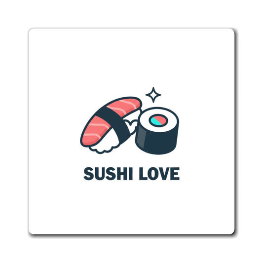 Heart Sushi Love | Cute Fridge Magnet Set for Foodies | Valentine & Galentine Gift for Teens & Couples | Y2K Kawaii Aesthetic