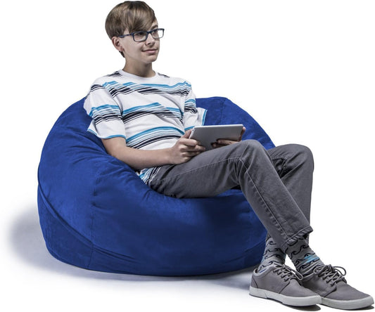 Saxx 3' Bean Bag Chair, Blueberry