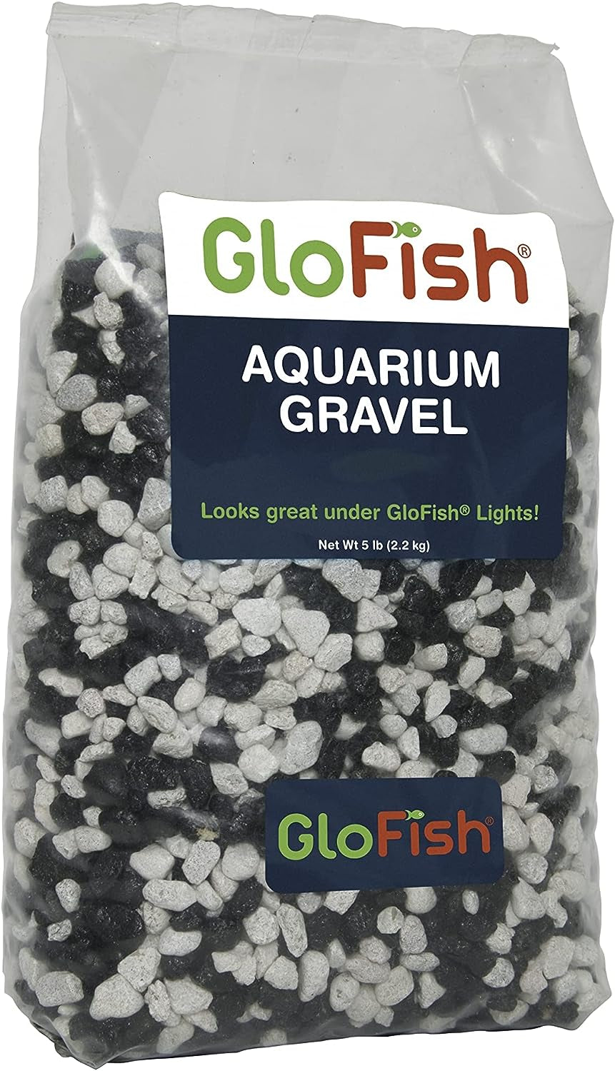 Aquarium Gravel, Pink/Green/Blue Fluorescent, 5-Pound, Bag Pink/Green/Blue Fluorescent, 4 X 5 X 9 Inches ; 5 Pounds