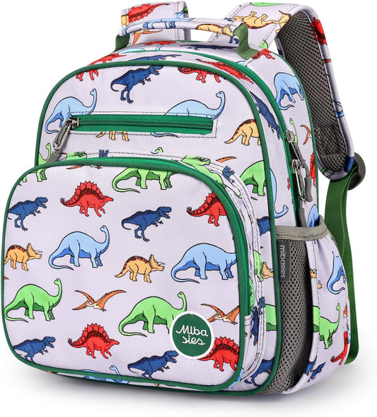 Toddler Backpack for Girls and Boys 2-4, Preschool Kindergarten Backpack, Cute Kids Backpacks for Girls（Dinosaur Green）