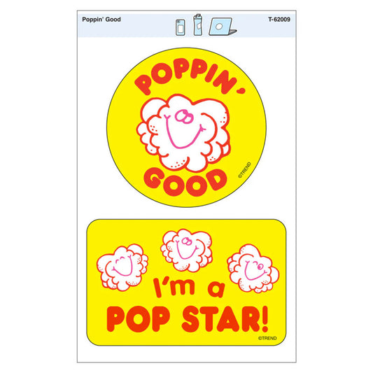 Poppin' Good Vinyl Stickers, Pack of 2