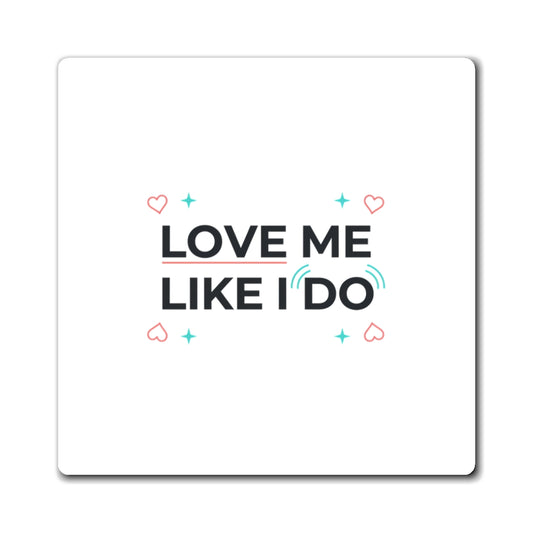 Self Love Gradient Affirmation | Aesthetic Sublimation Magnet | Galentine’s & Teen Gift | Y2K Gen Z Valentine Decor