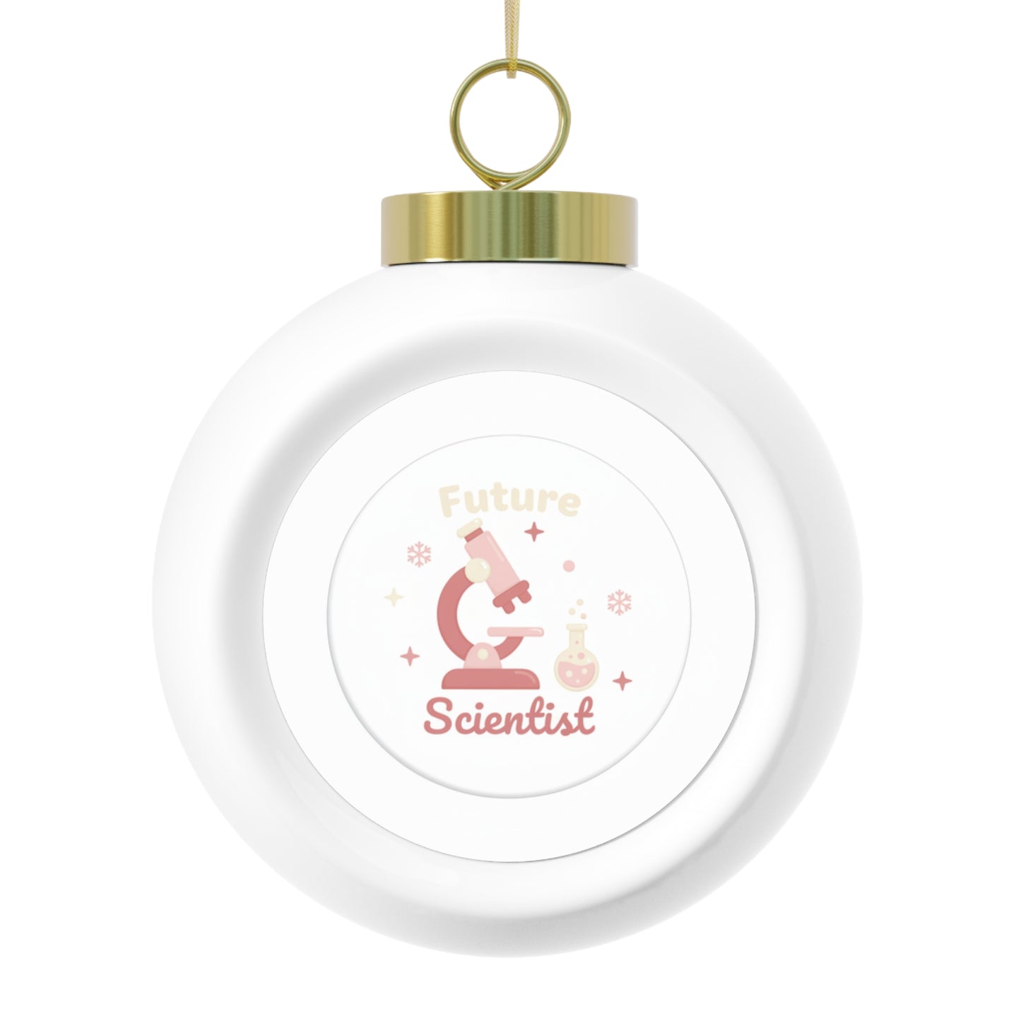 Ceramic Christmas Ornament - Future Scientist