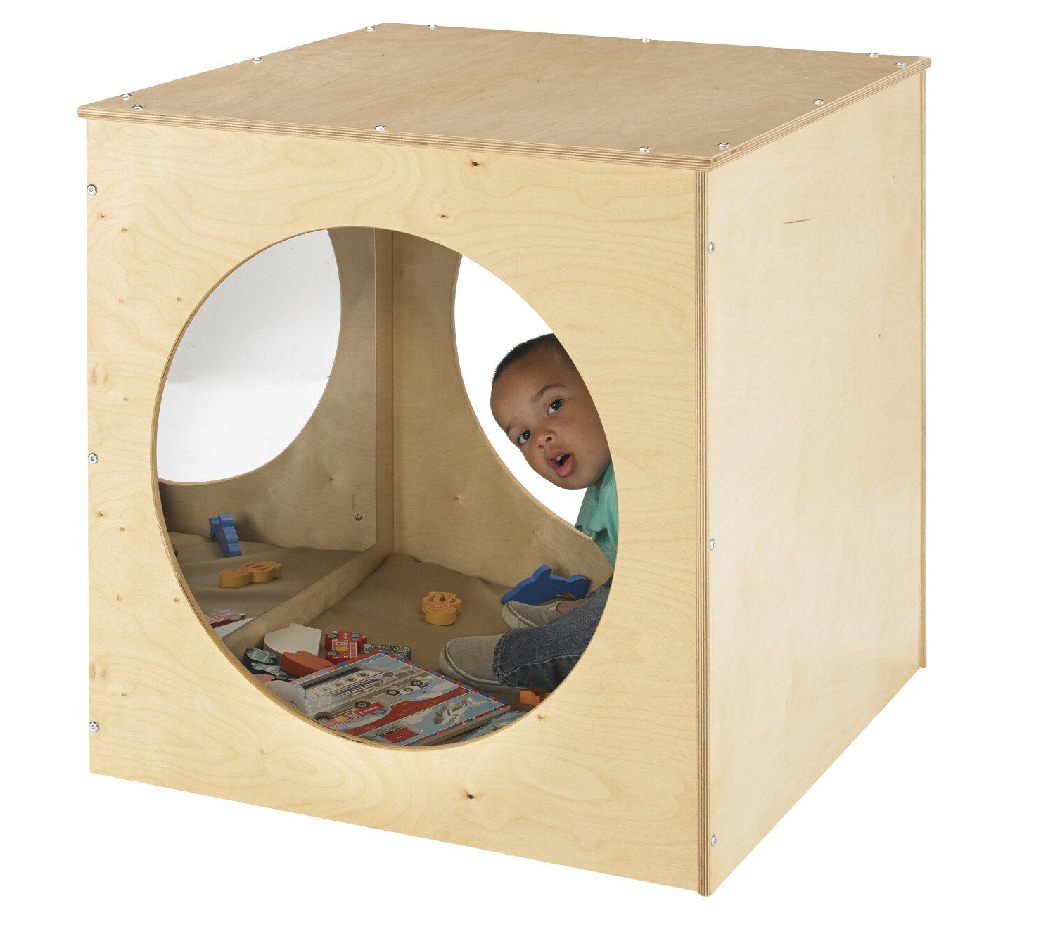 1491056 Reflection Cozy Cube, 30 X 30 Inches Height,30 Inches Width,30 Inches Length,Natural Wood