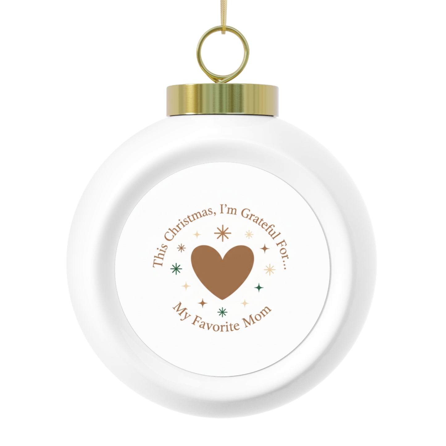 Ceramic Christmas Ornament — My Favorite Mom