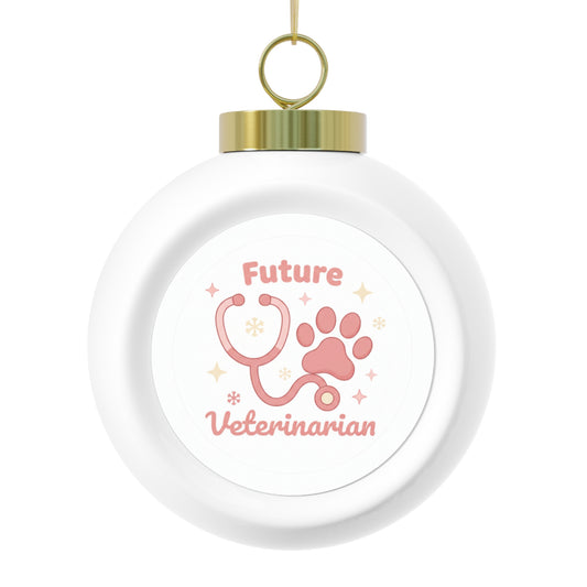 Christmas Ball Ornament - Future Veterinarian