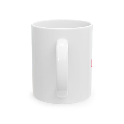 Love Is A Social Construct But I’ll Take The Chocolate | 11oz Ceramic Coffee Mug | Valentine & Galentine’s Gift | Ironic Y2K Aesthetic
