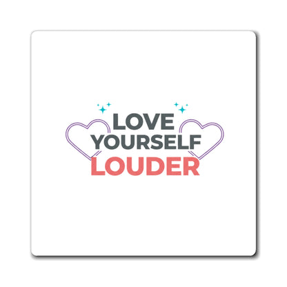 Self Love Gradient Vibes | Aesthetic Sublimation Magnet Set | Galentine’s & Teen Dorm Gift | Y2K Gen Z Valentine