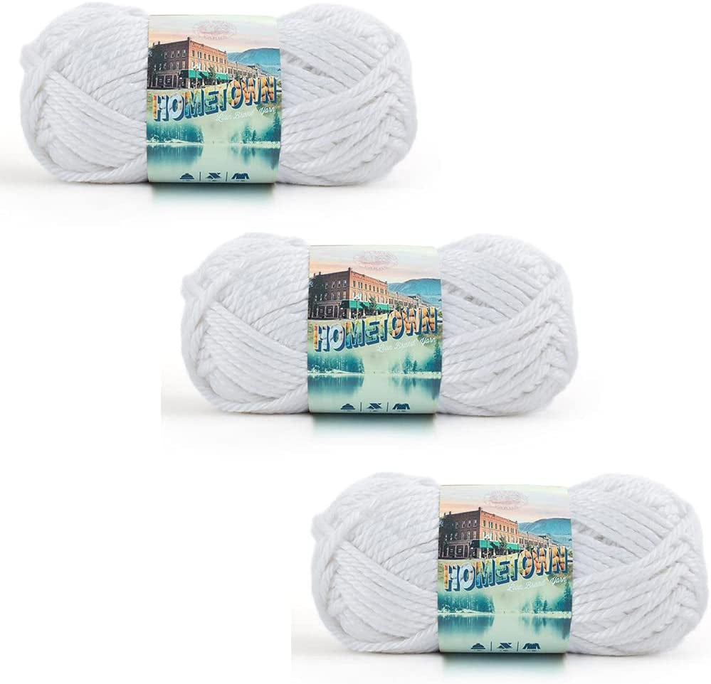 Hometown Yarn, Bulky Yarn, Yarn for Knitting and Crocheting, 1-Pack, Houston Cream