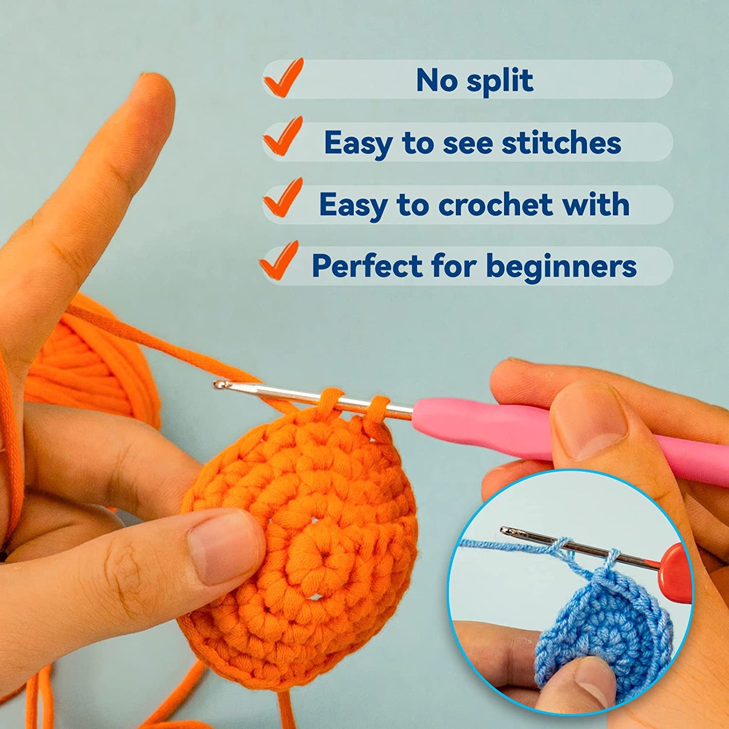 Beginner Crochet Kit, Crochet Kits for Kids and Adults, 3PCS Crochet Animal Kit for Beginners Include Videos Tutorials, Yarn, Eyes, Stuffing, Crochet Hook - Boys and Girls Birthdays Gift