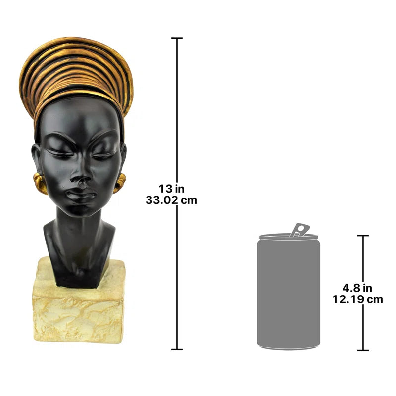 Nubian Kandake Sculptural Bust