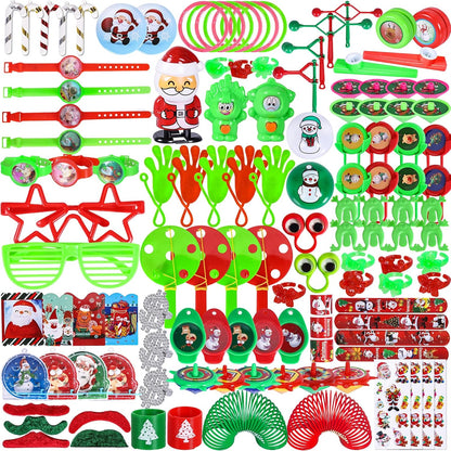 188Pcs Christmas Party Assortment Toys for Kids Birthday Xmas Party Favors Prizes Box Toy Assortment Classroom